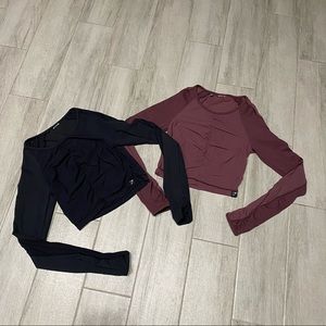 🖤Gymshark Black Mesh Crop Long Sleeve 🖤